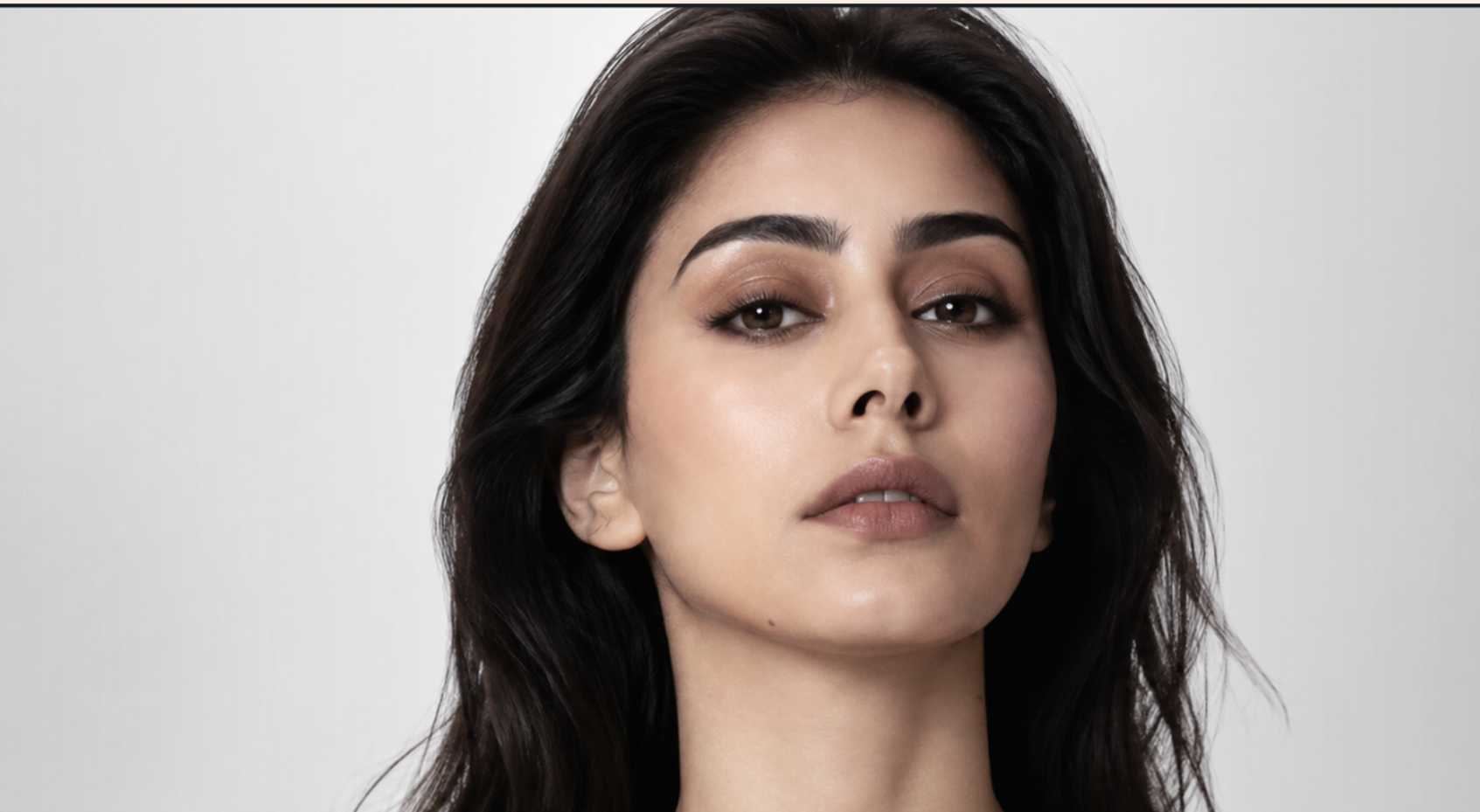 Natural beauty portrait before makeup